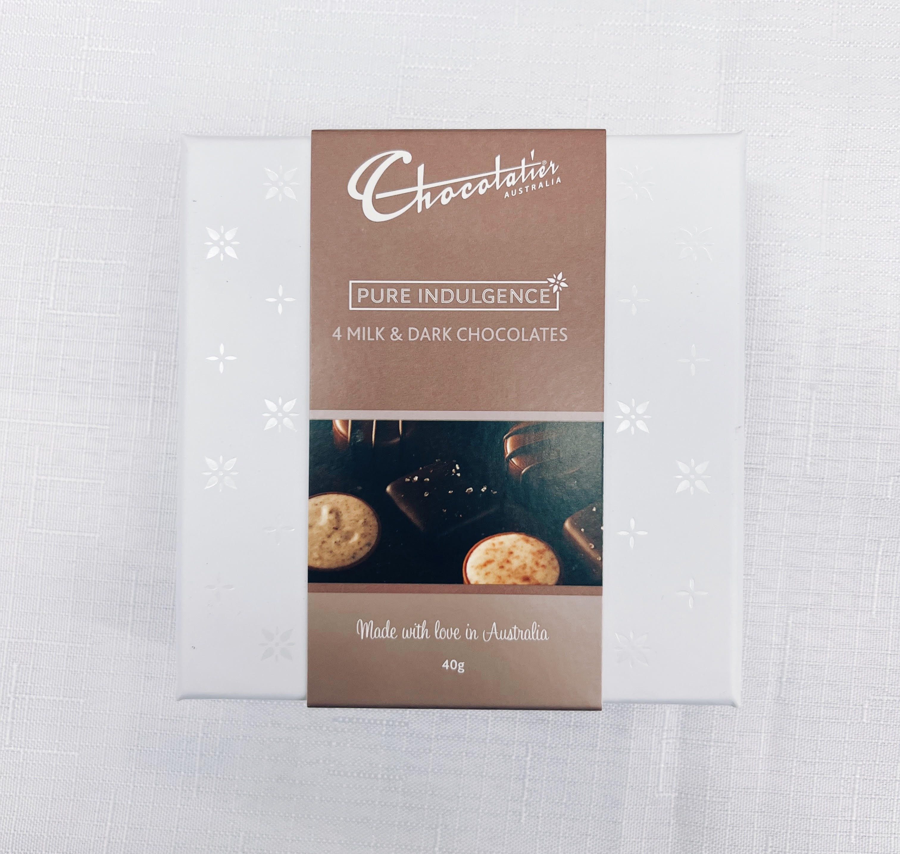 Mini box of 4 chocolates