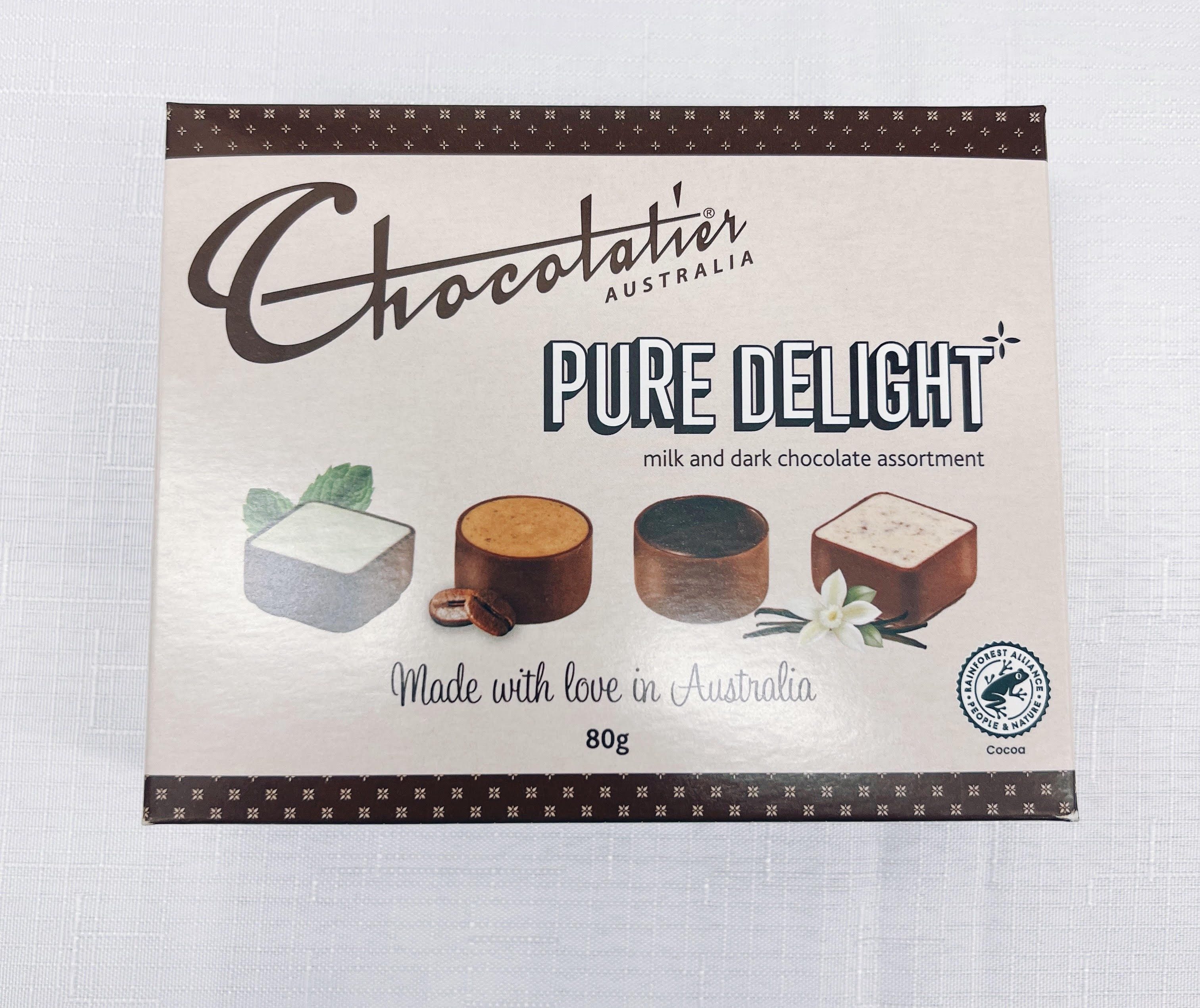 80g box of chocolates