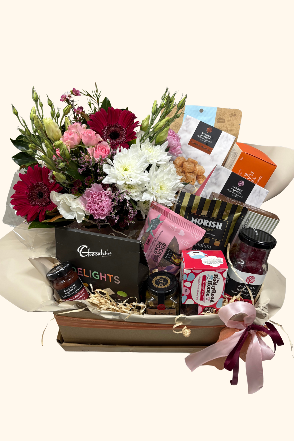 Sweet & Savoury fresh floral Hamper