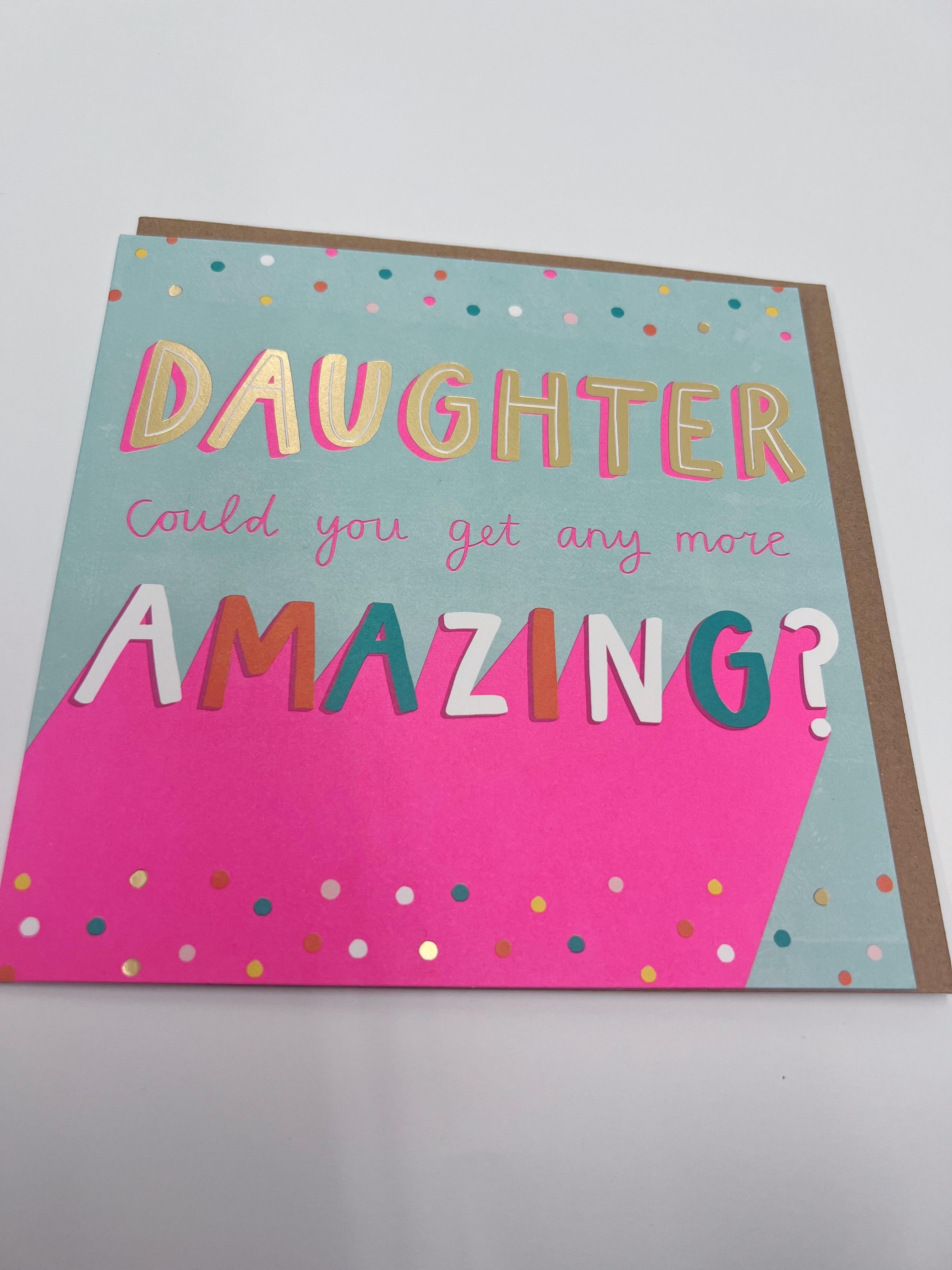 Daughter Birthday Card
