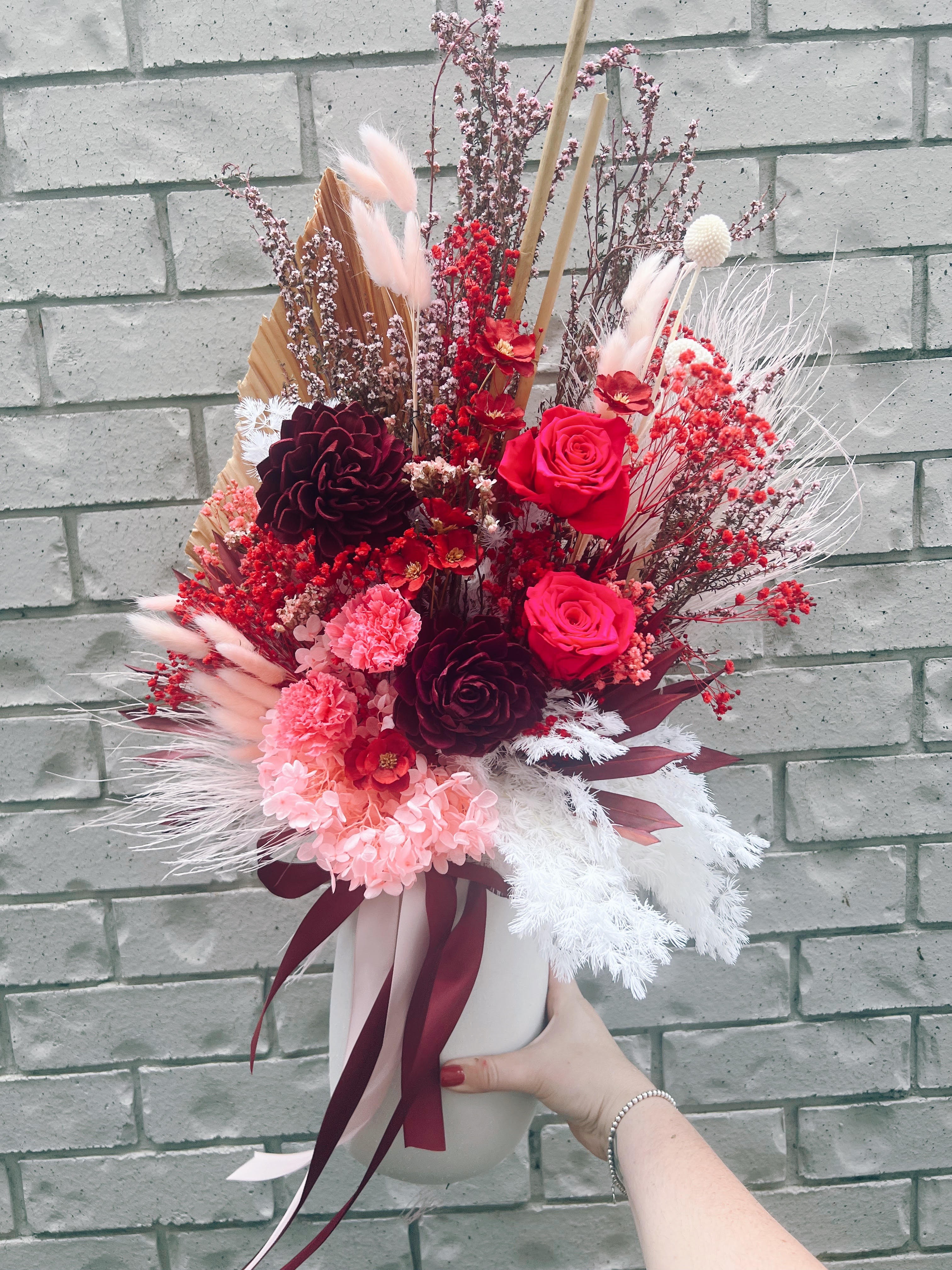 Berry dried arrangement