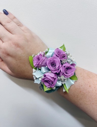 purple Corsage Elastic band