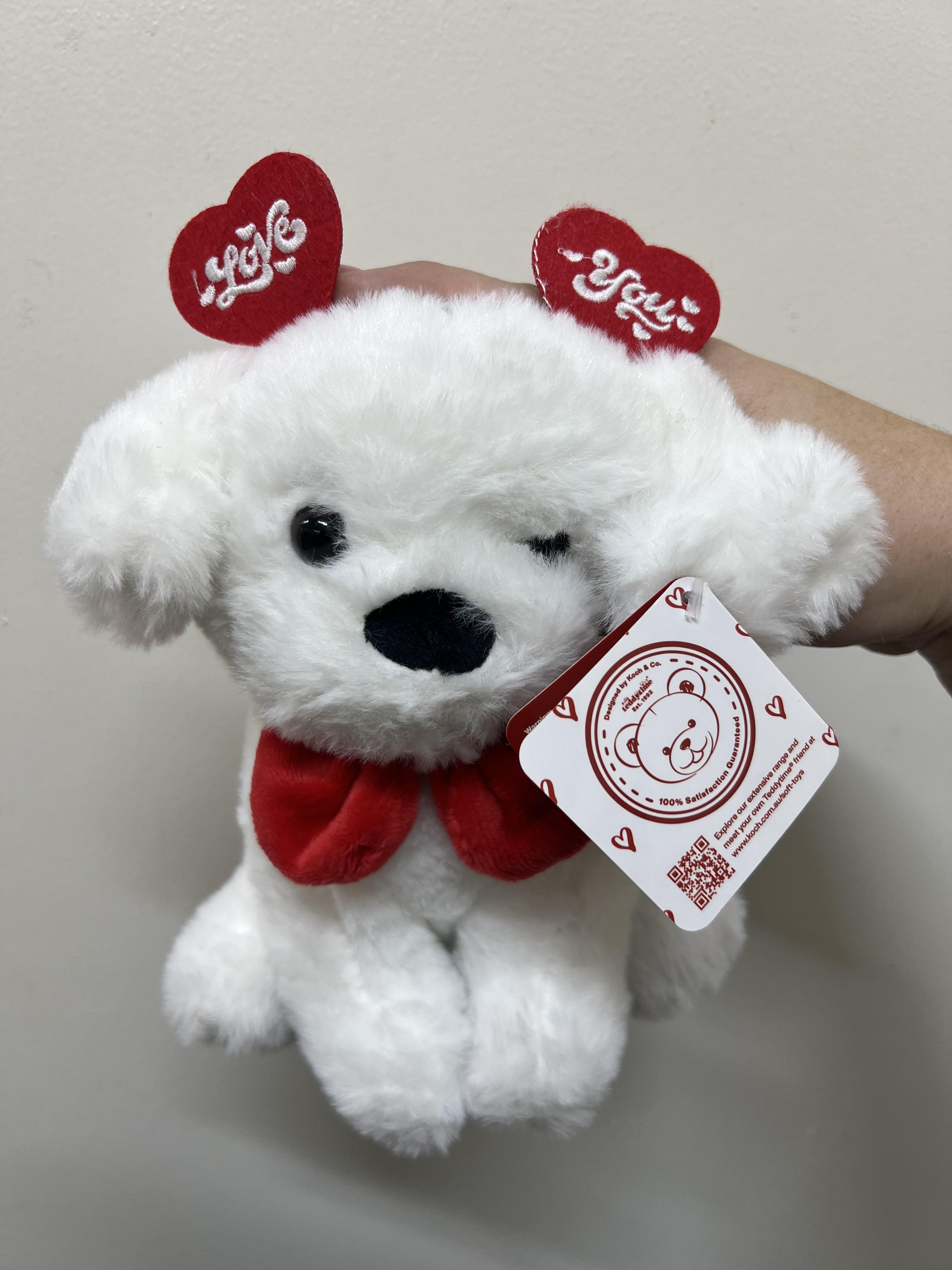 Snowball puppy love you