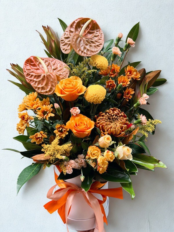 Peach Melba Large Arrangement