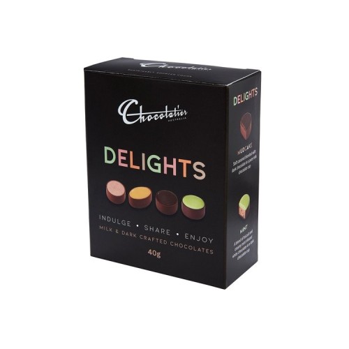 40g Delights Milk & Dark Crafted Chocolates