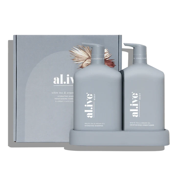Shampoo & Conditioner Duo - White Tea & Argan Oil