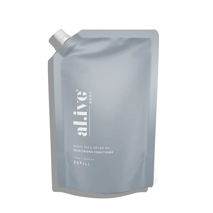 1 Ltr Moisturising Conditioner Refill- White Tea & Argan Oil