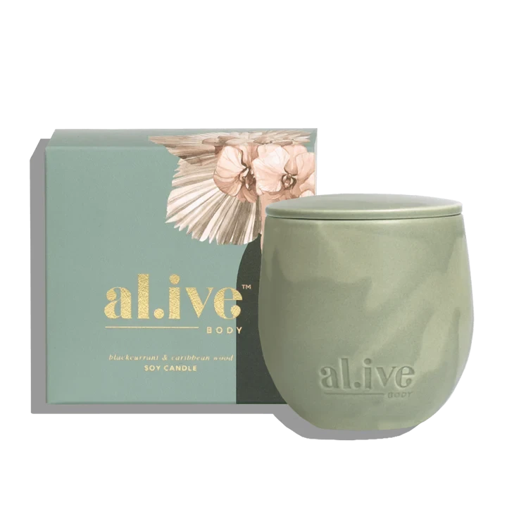 Blackcurrant & Caribbean Wood Soy Candle