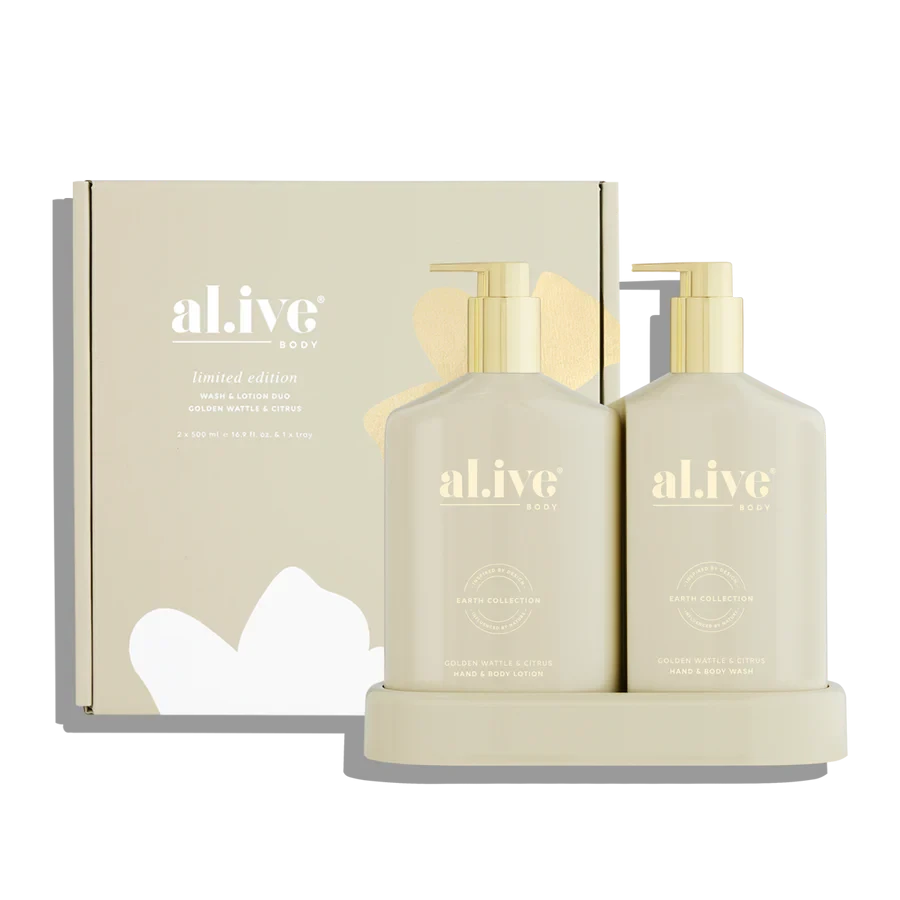 Limited Edition wash & lotion duo - golden wattle & citrus