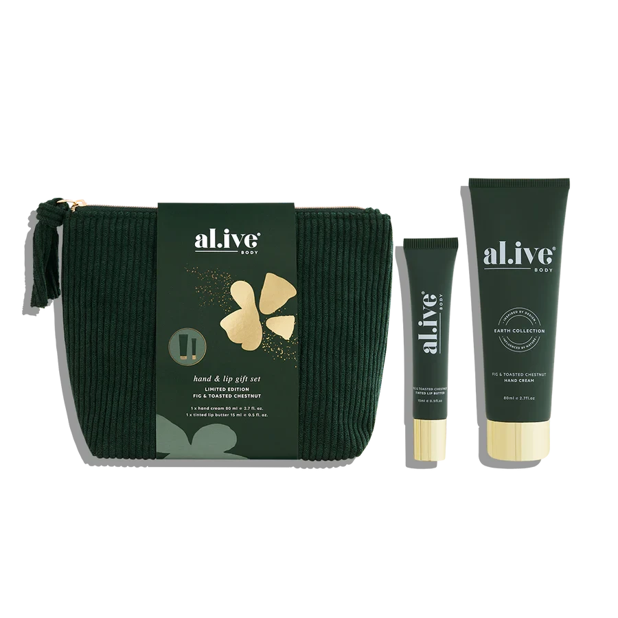 Limited Edition hand & lip gift set - fig & toasted chestnut