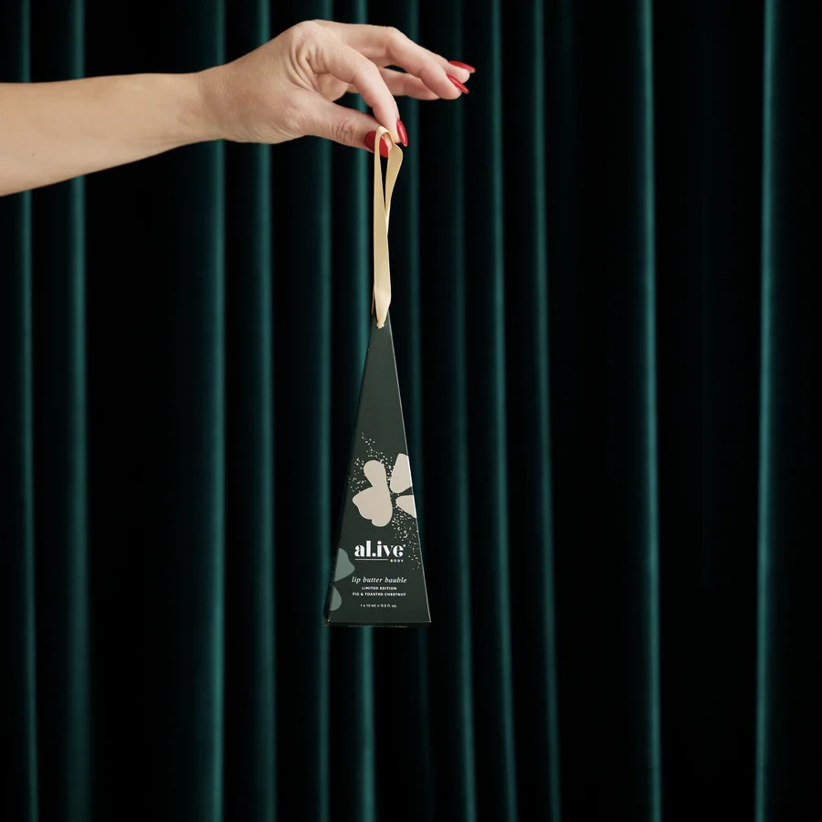 Limited Edition lip butter bauble - fig & toasted chestnut