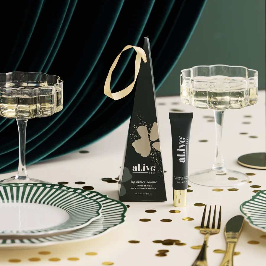 Limited Edition lip butter bauble - fig & toasted chestnut