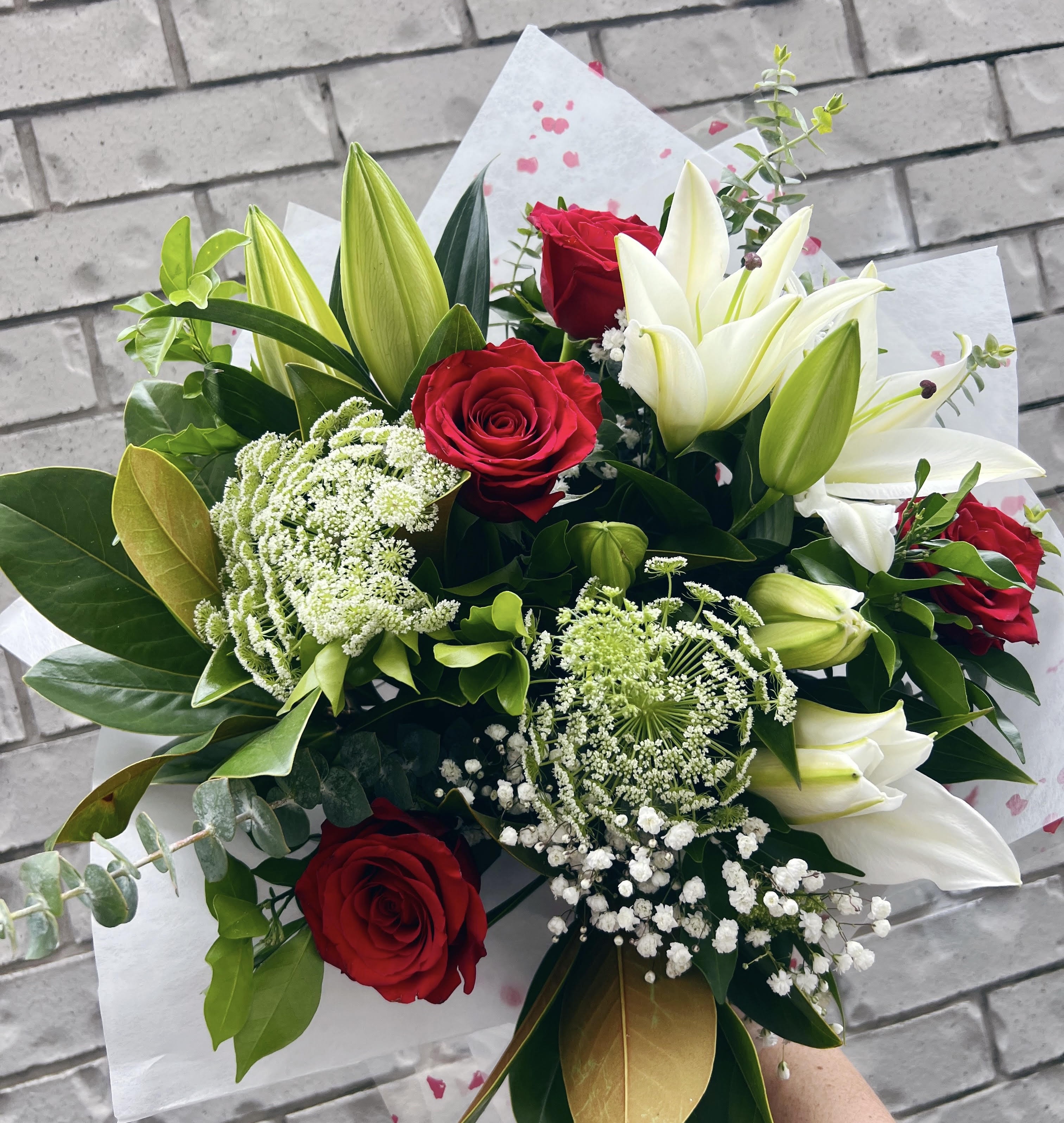 Strawberries and Cream Large Bouquet