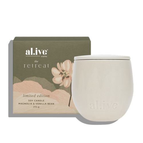 magnolia & vanilla bean soy candle