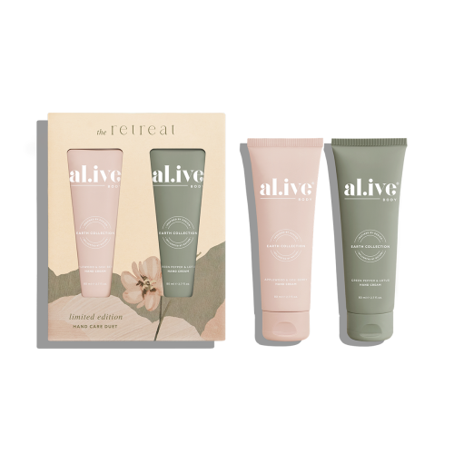 hand care duet - applewood & goji berry + green pepper & lotus