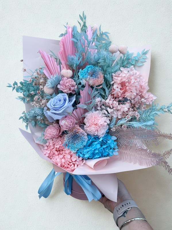 Fairy Floss Dried Arrangement