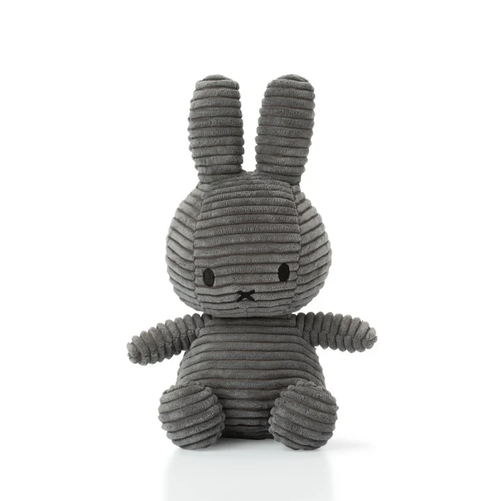 Miffy Grey Corduroy 23cm