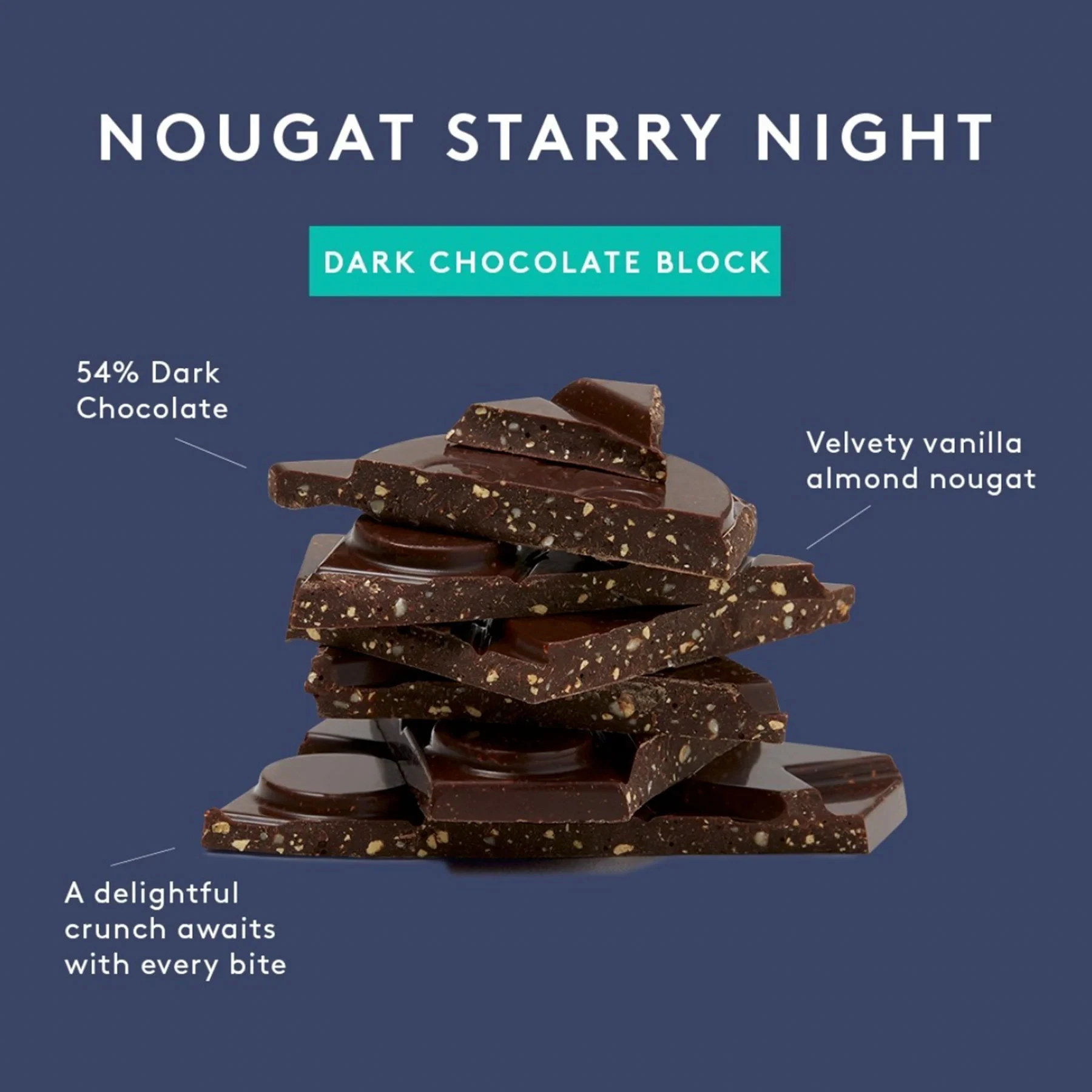 Koko Black Nougat Starry Night Bar
