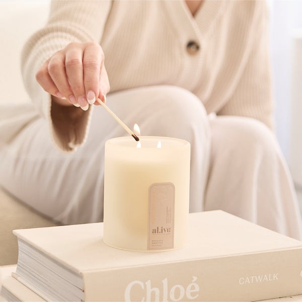 Soy Candle Apricot & Sweet Fig